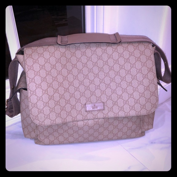 mauve diaper bag